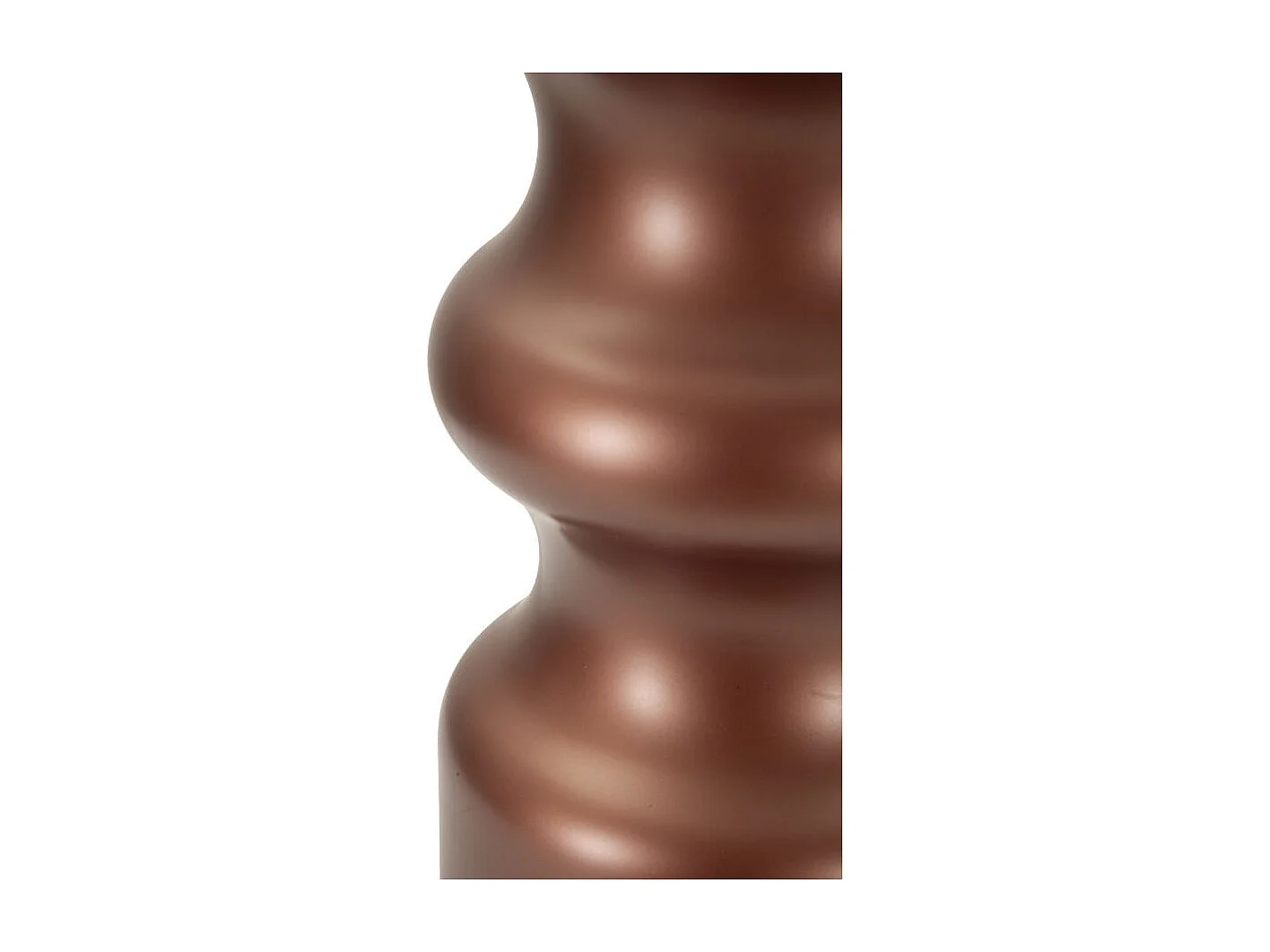 Bruine glazen tafellamp cm ø 40,5x69,5