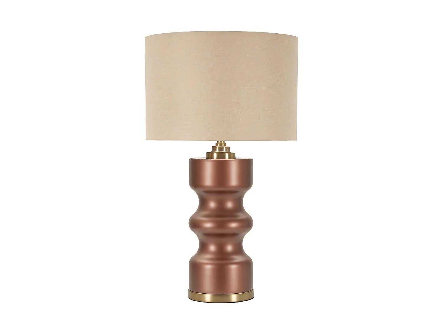 Lampe Design "Rosenthal" 69cm Marron