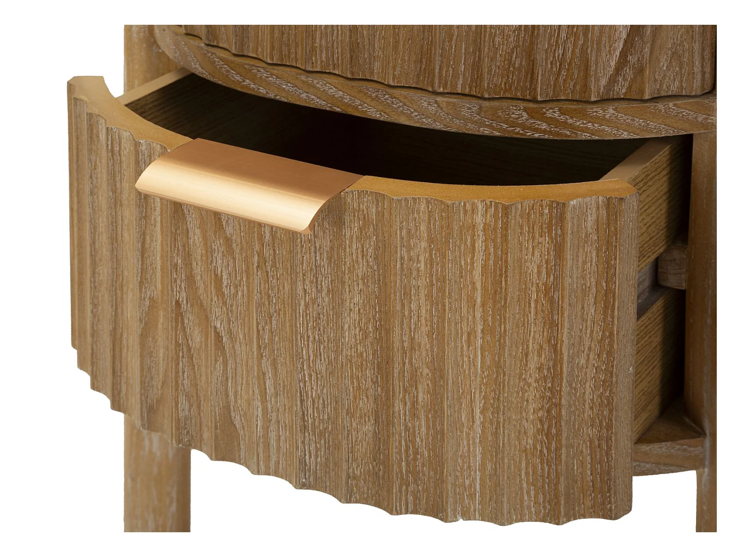 Chevet en bois 2 tiroirs Gothenburg 38 x 34.5 x 52 cm