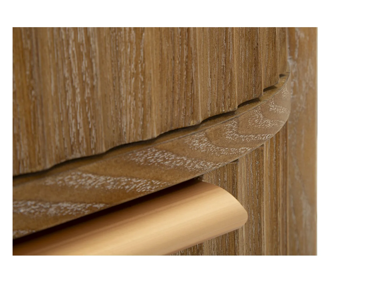 Chevet en bois 2 tiroirs Gothenburg 38 x 34.5 x 52 cm