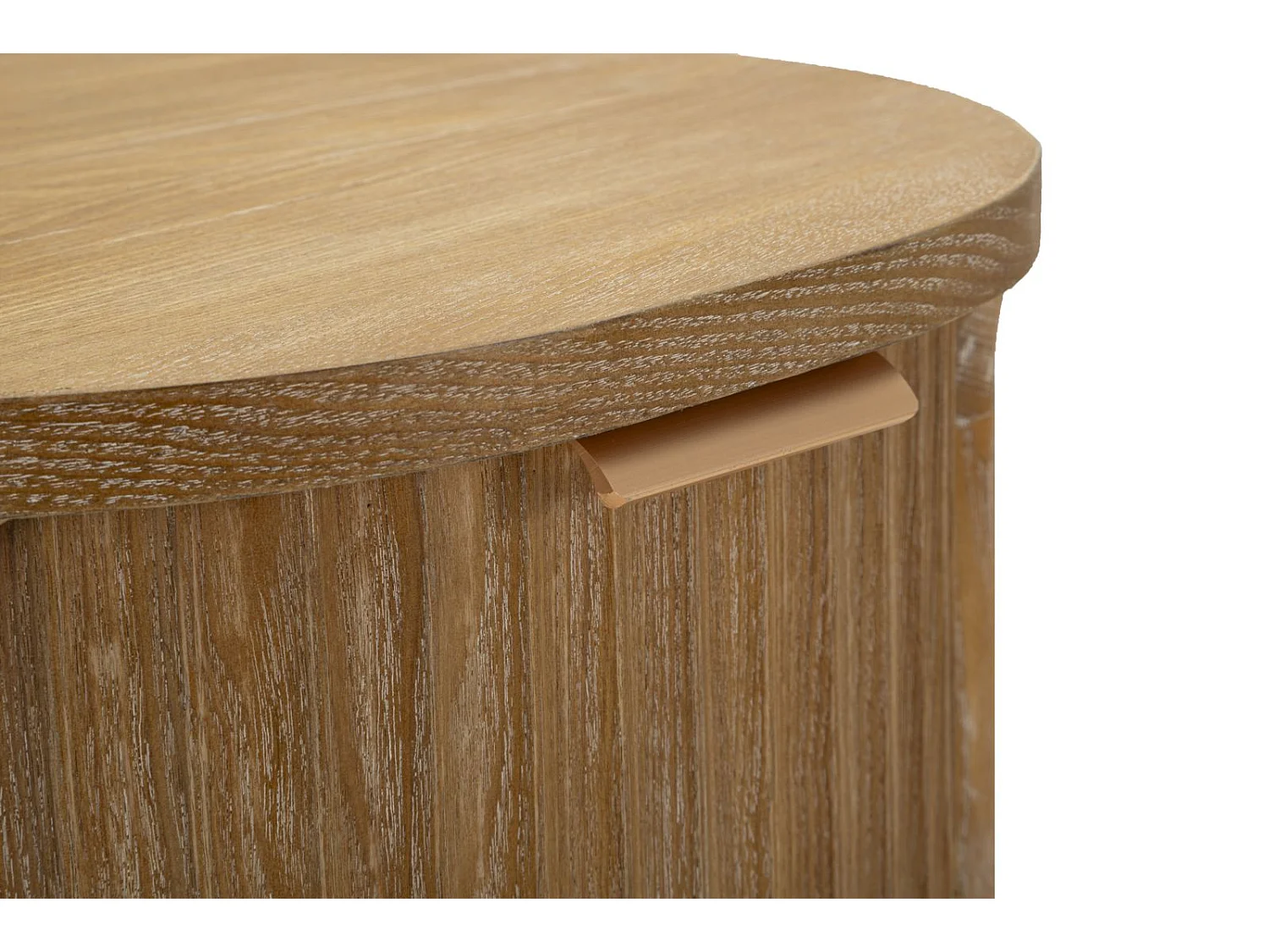 Table de Nuit 2 Tiroirs "Goteborg" 52cm Naturel