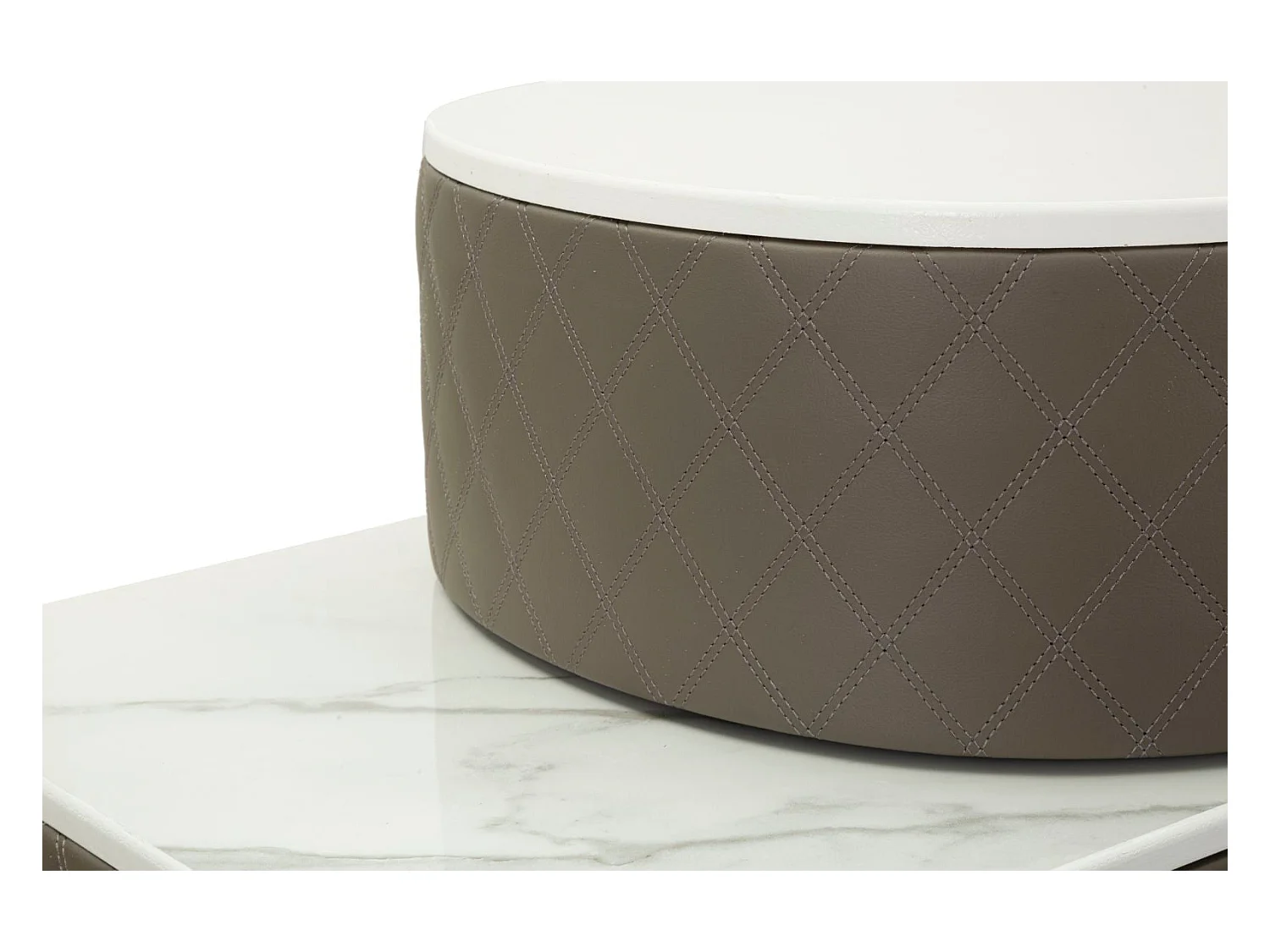 Escrivaninha com Puff Sharon Grey - Elegância e Conforto para Seu Ambiente