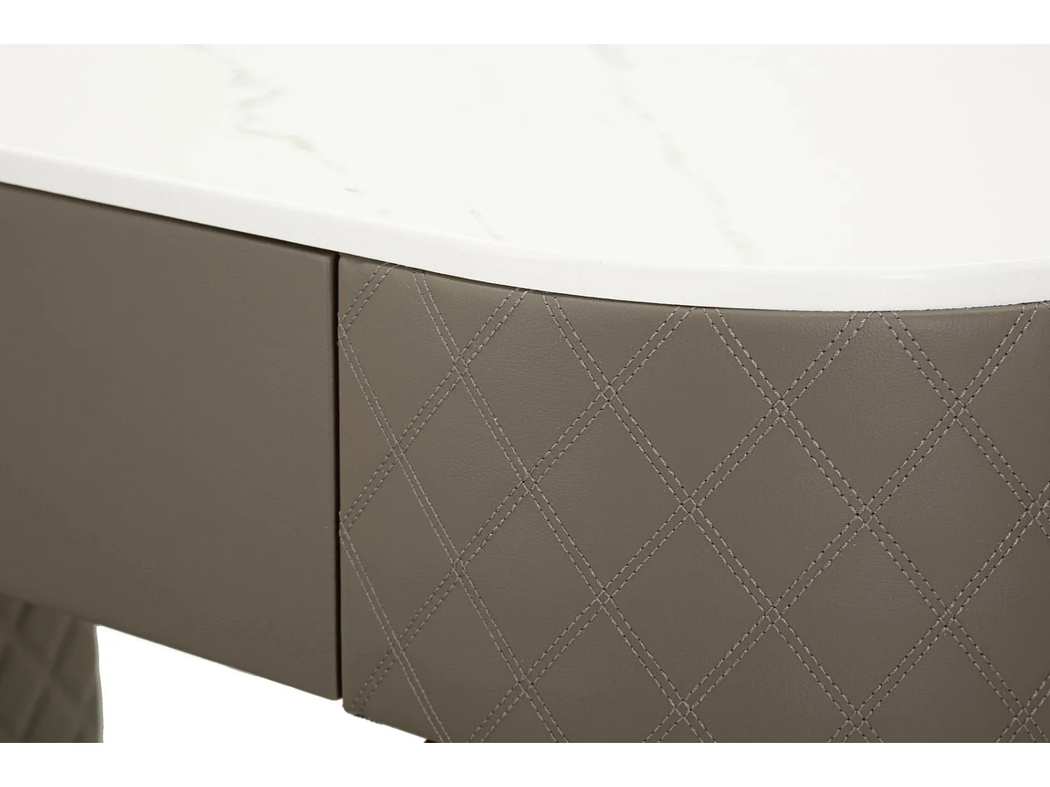 Toeletta in pcv gragia completa di pouff cm 120x40x75 pouff Ø cm 36x39