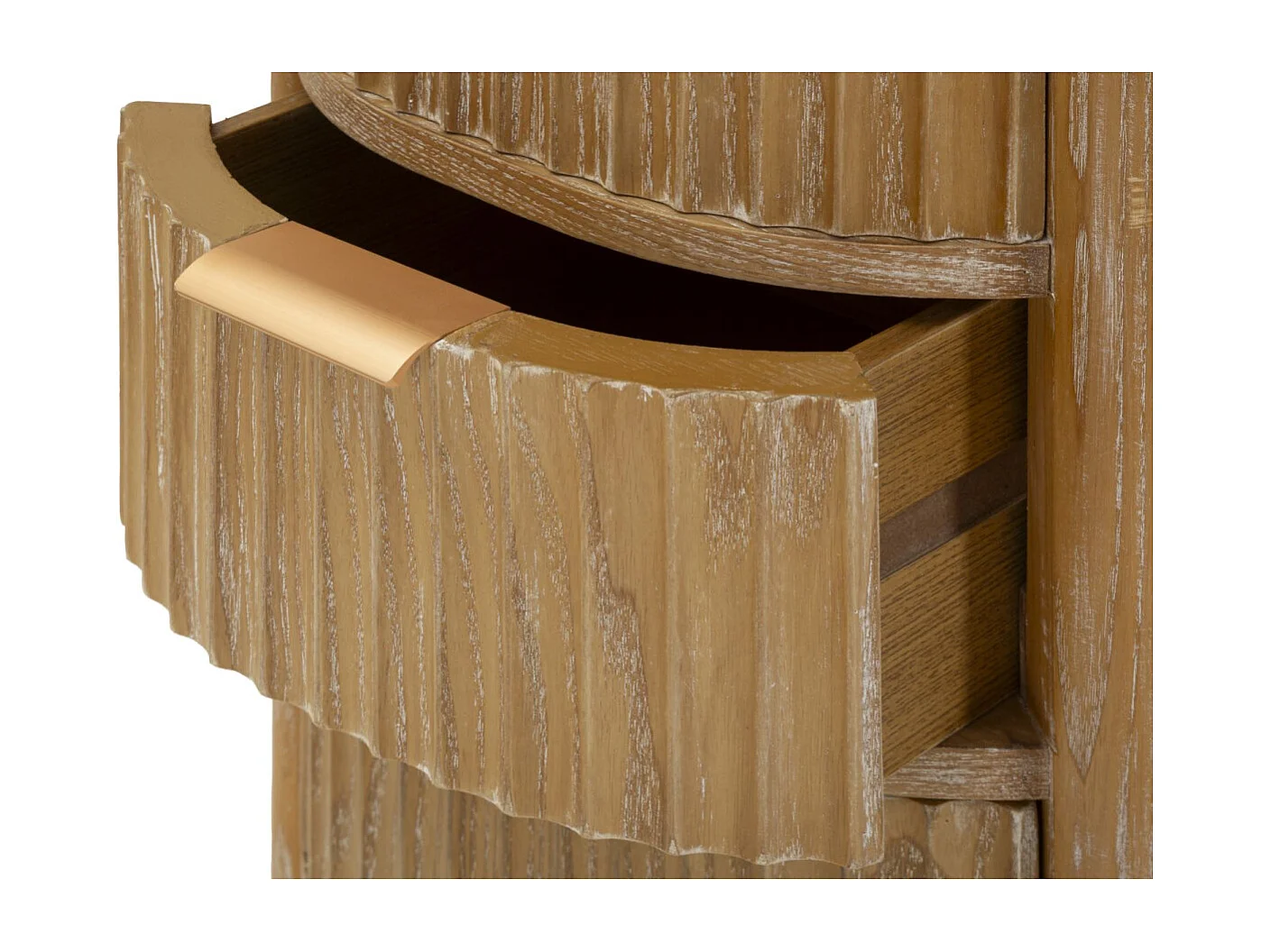 Chiffonnier en Bois 4 Tiroirs "Goteborg" 82cm Naturel