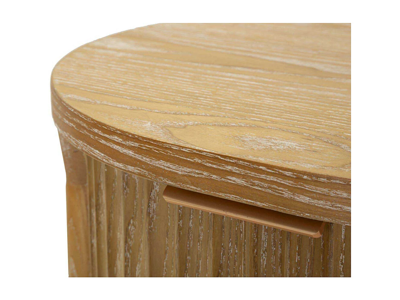 Chiffonnier en Bois 4 Tiroirs "Goteborg" 82cm Naturel