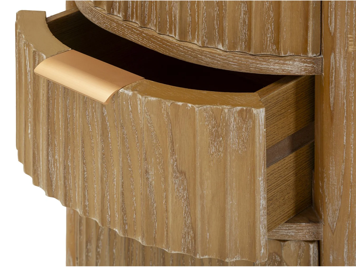 Chiffonnier en Bois 4 Tiroirs "Goteborg" 82cm Naturel