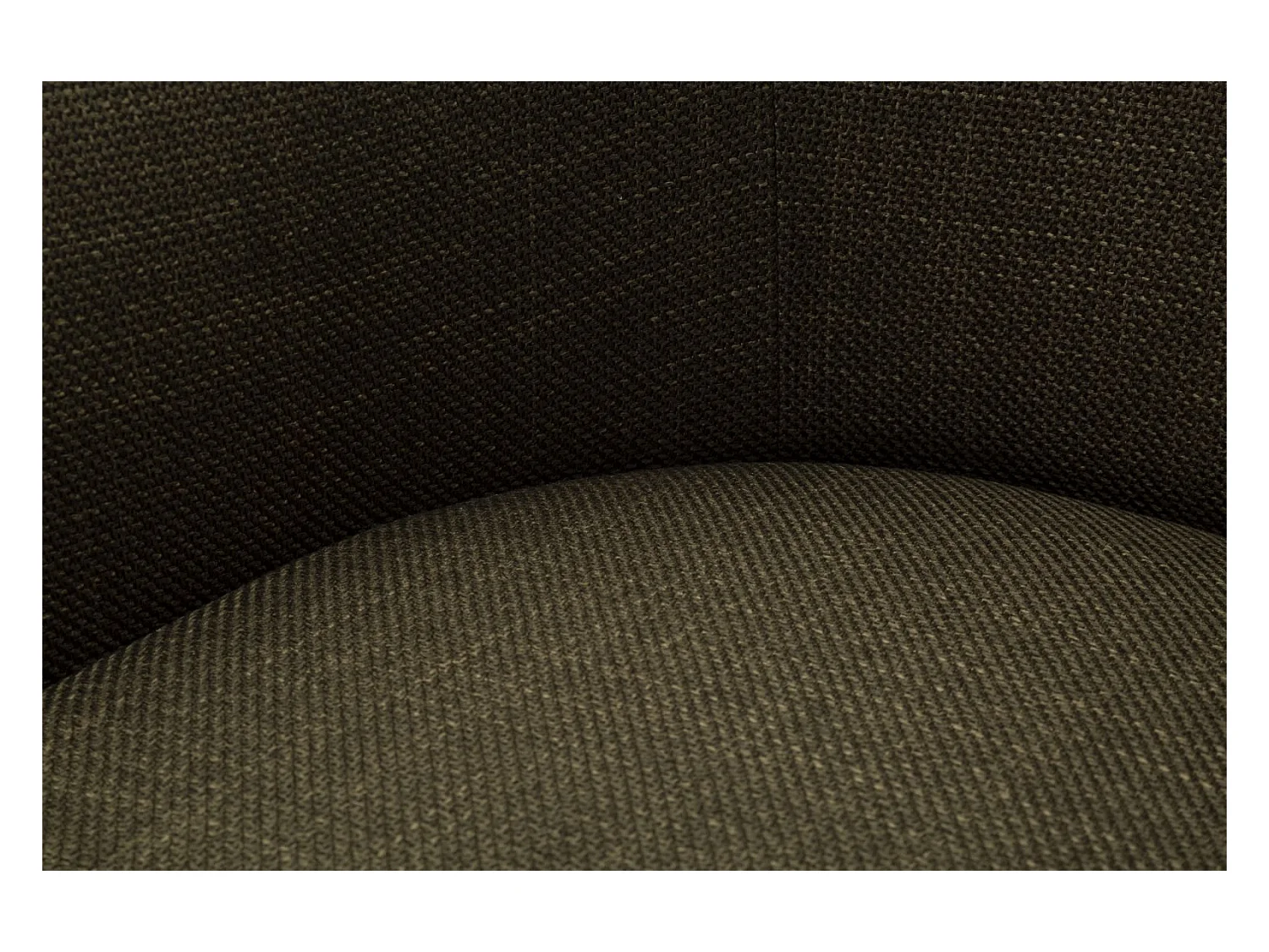 Fauteuil pivotant en tissu vert cm 83,5x66x80