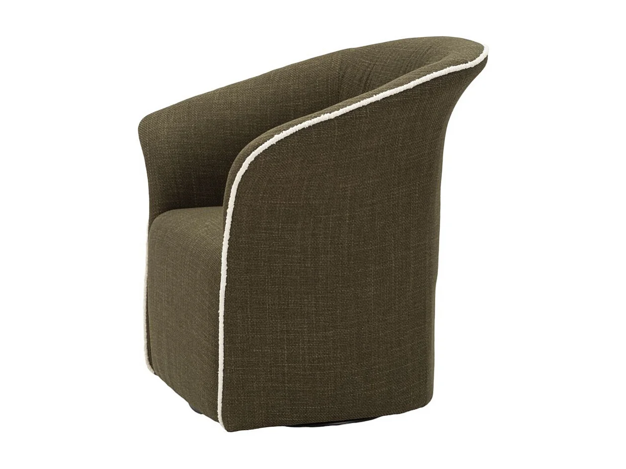Fauteuil Pivotant Design "Siena" 83cm Vert