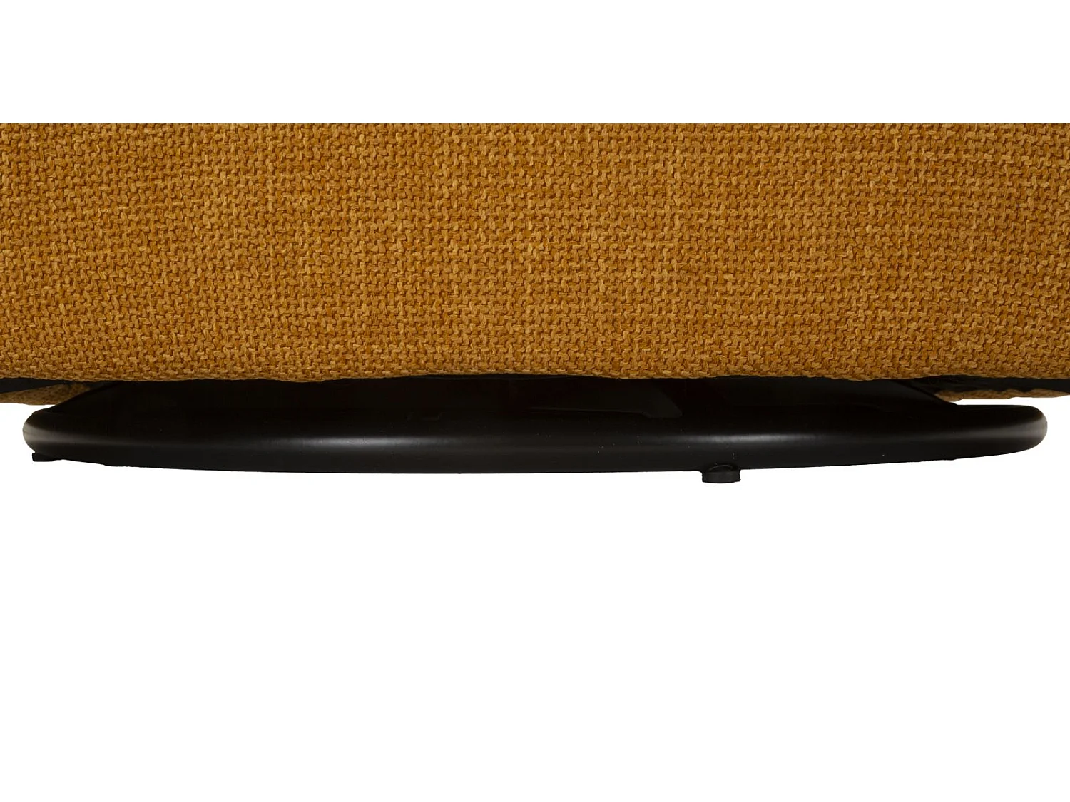 Fauteuil Pivotant Design "Siena" 83cm Moutarde