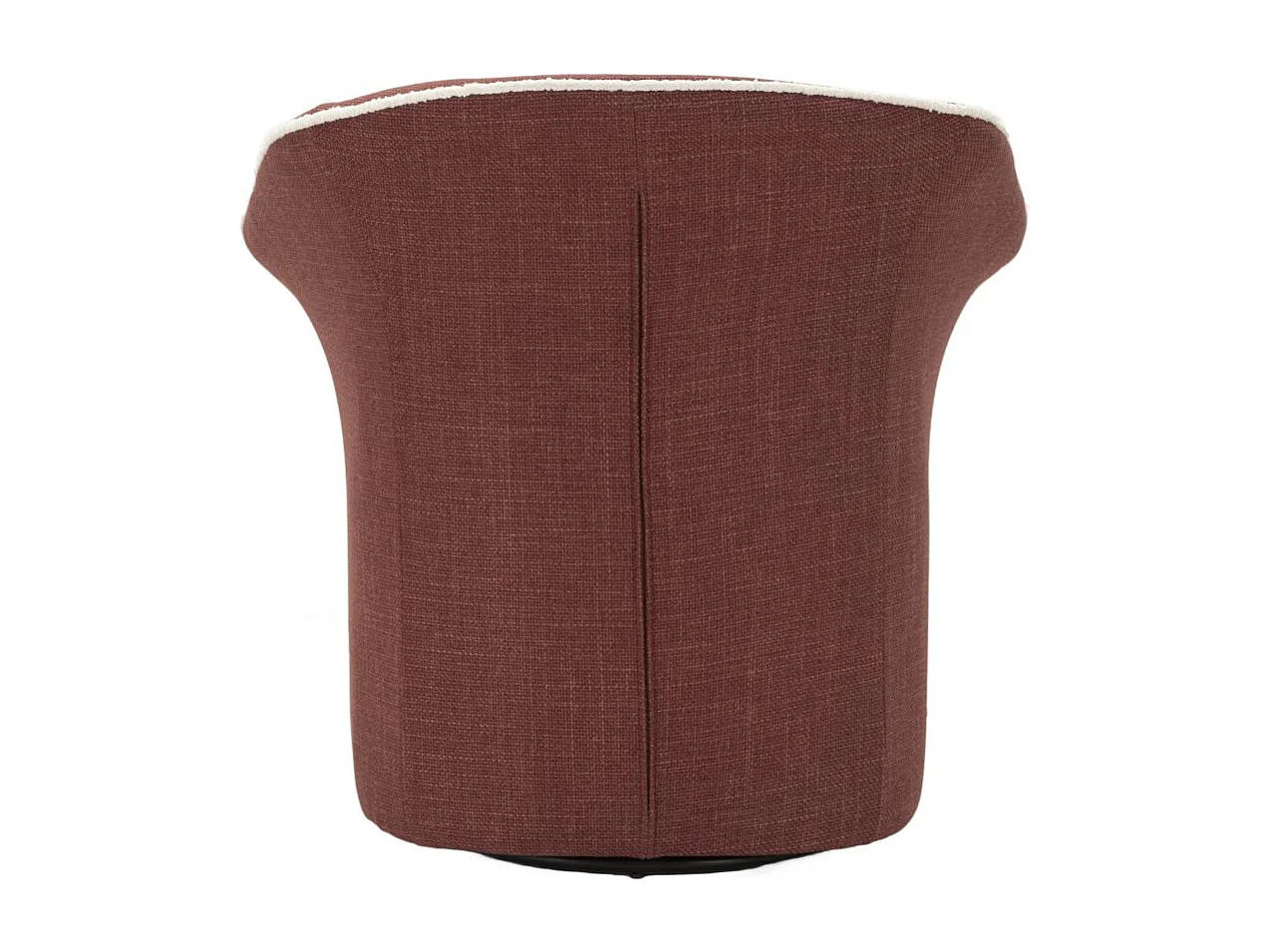 Fauteuil Pivotant Design "Siena" 83cm Bordeaux