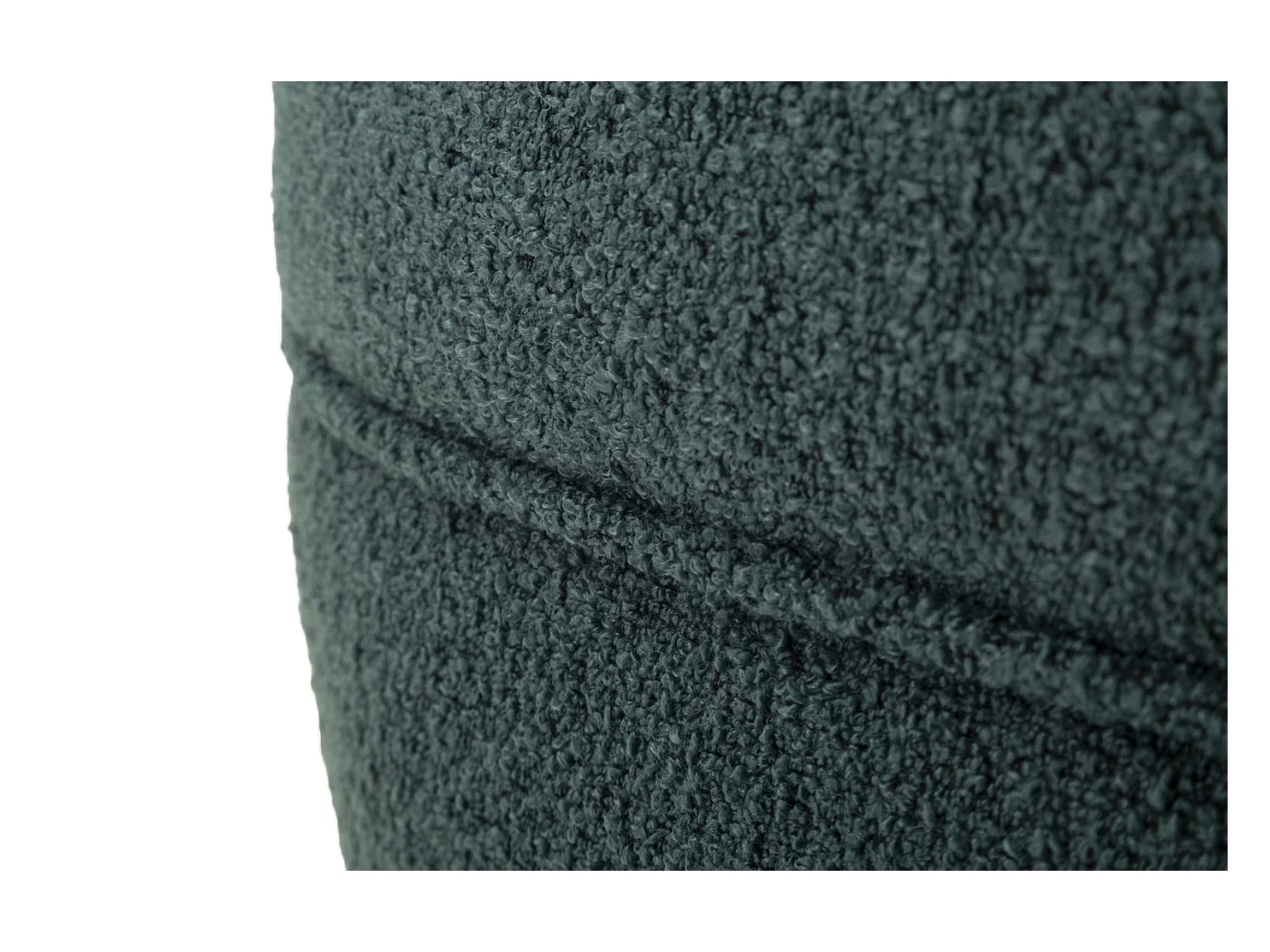 Fauteuil pivotant en tissu bleu sarcelle cm 70x72x75