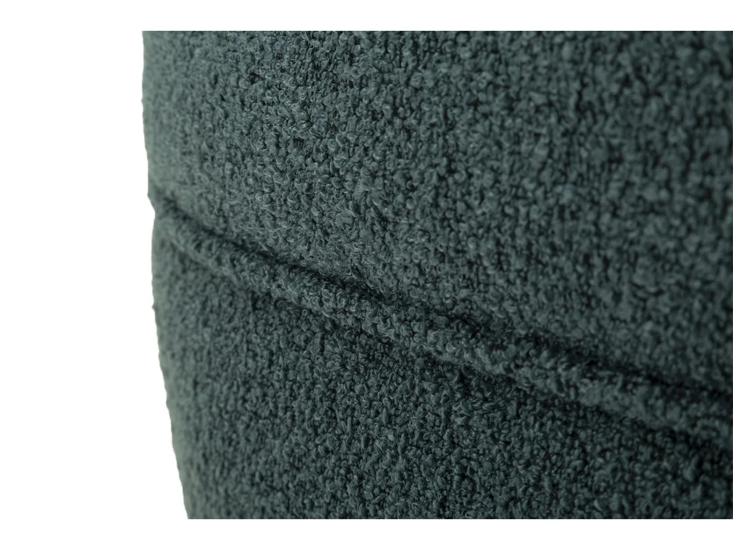 Draaifauteuil in blauwgroene stof 70x72x75 cm