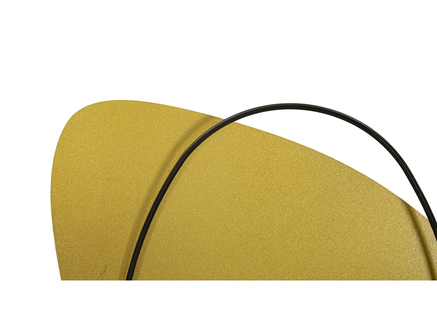 Applique Murale en Verre "Circly" 32cm Or