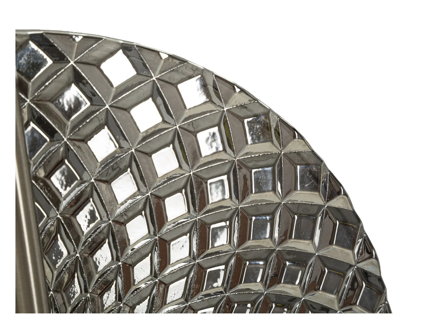 Applique Murale en Métal "Silvery" 54cm Argent