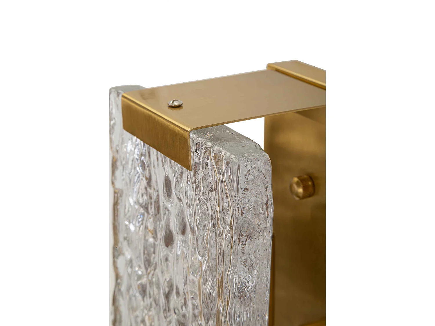 Applique Murale Design en Verre "Oblin" 36cm Or