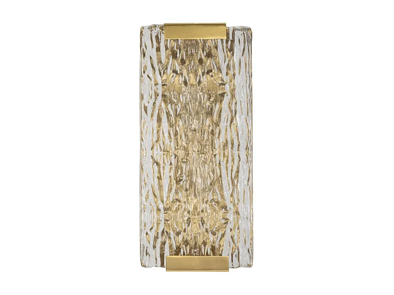 Applique Murale Design en Verre "Oblin" 36cm Or