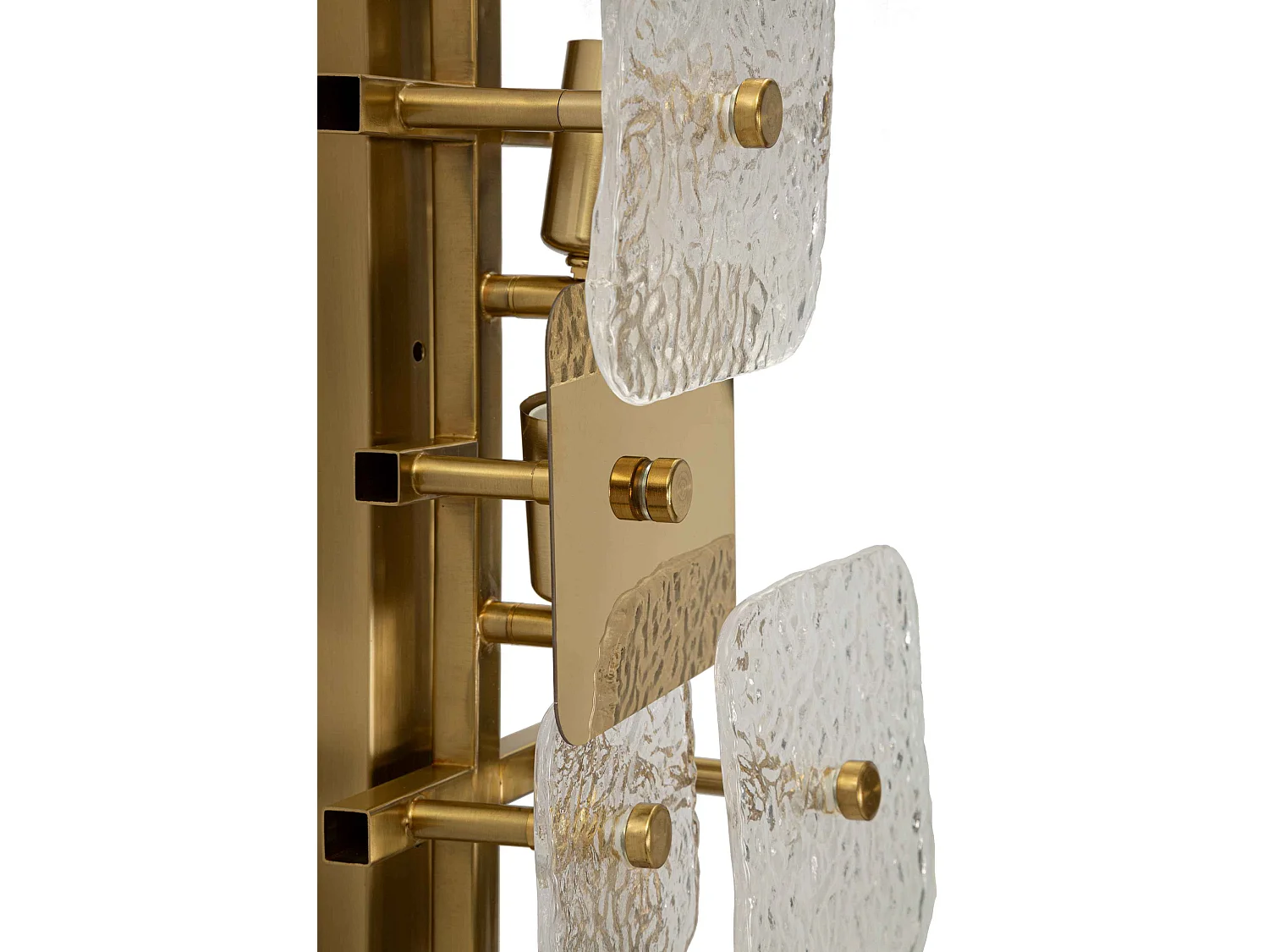 Applique Murale Design en Verre "Glassy" 76cm Or