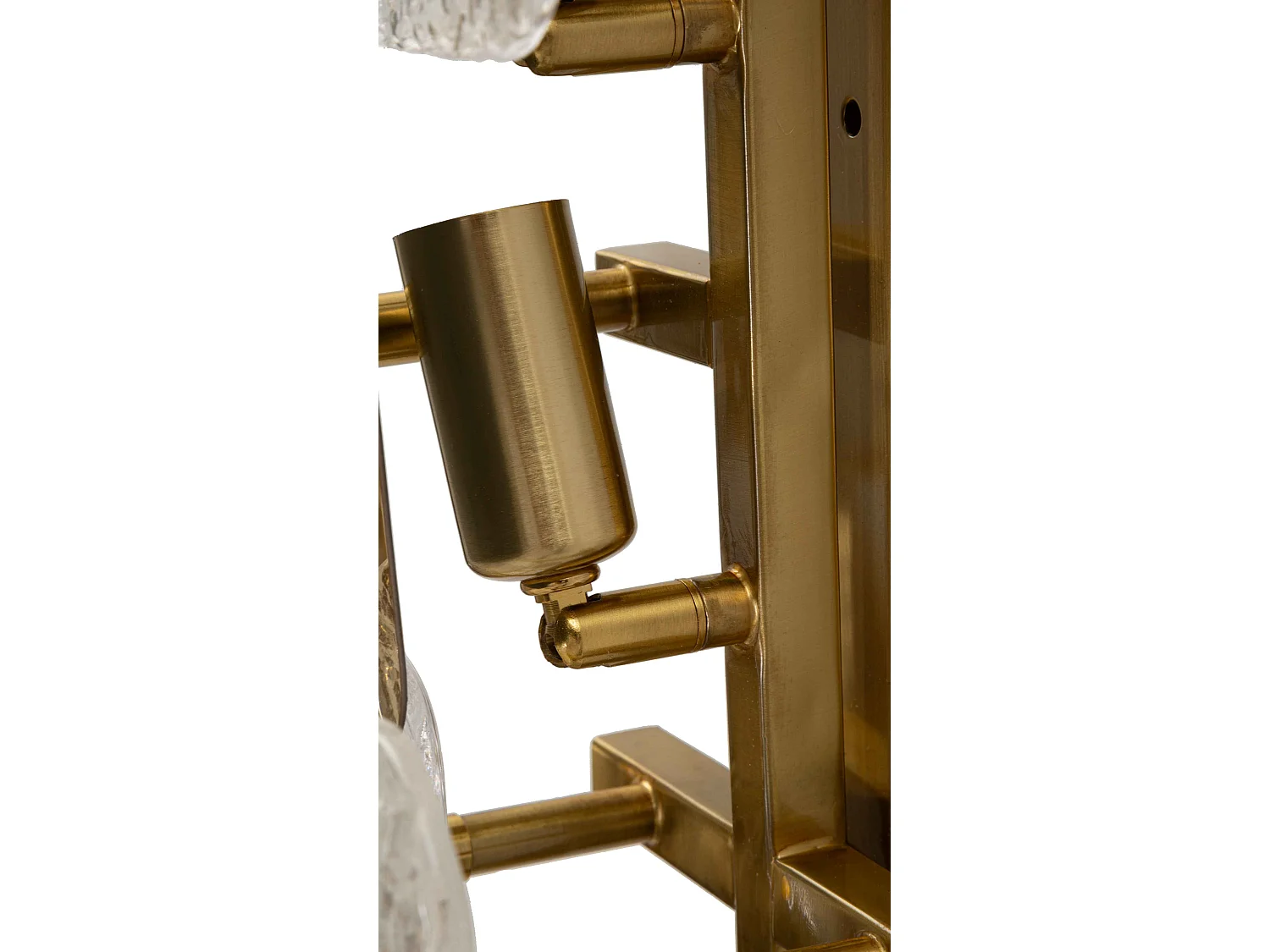 Applique Murale Design en Verre "Glassy" 76cm Or