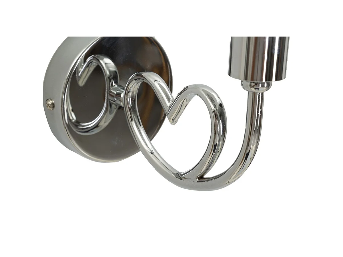 Applique Murale Cœur "Lovy" 22cm Argent