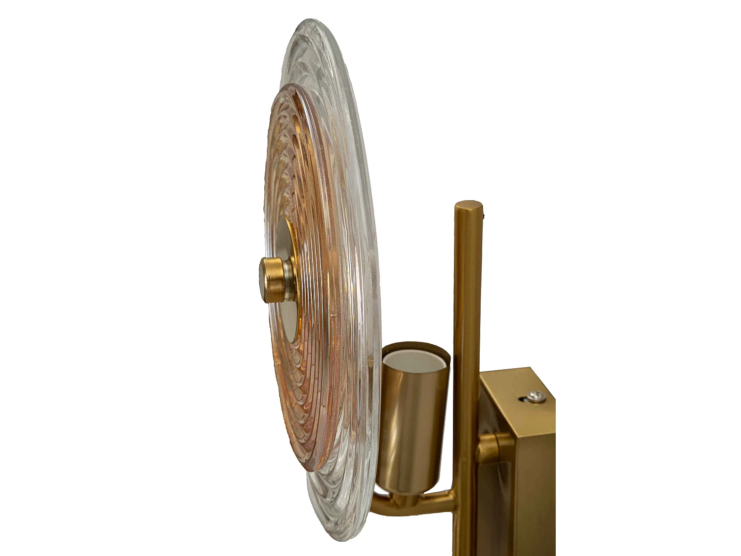 Applique Murale Design en Verre "Venice" 52cm Or