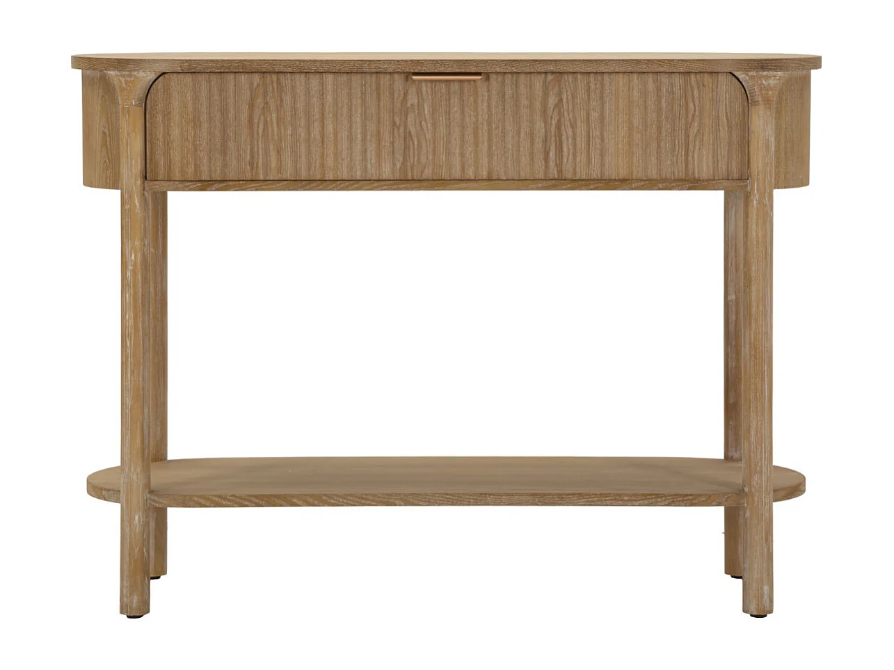 Console en Bois 1 Tiroir "Goteborg" 110cm Naturel
