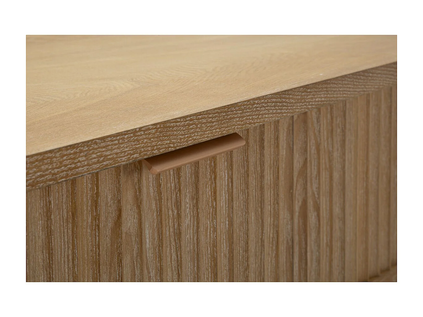 Console en Bois 1 Tiroir "Goteborg" 110cm Naturel