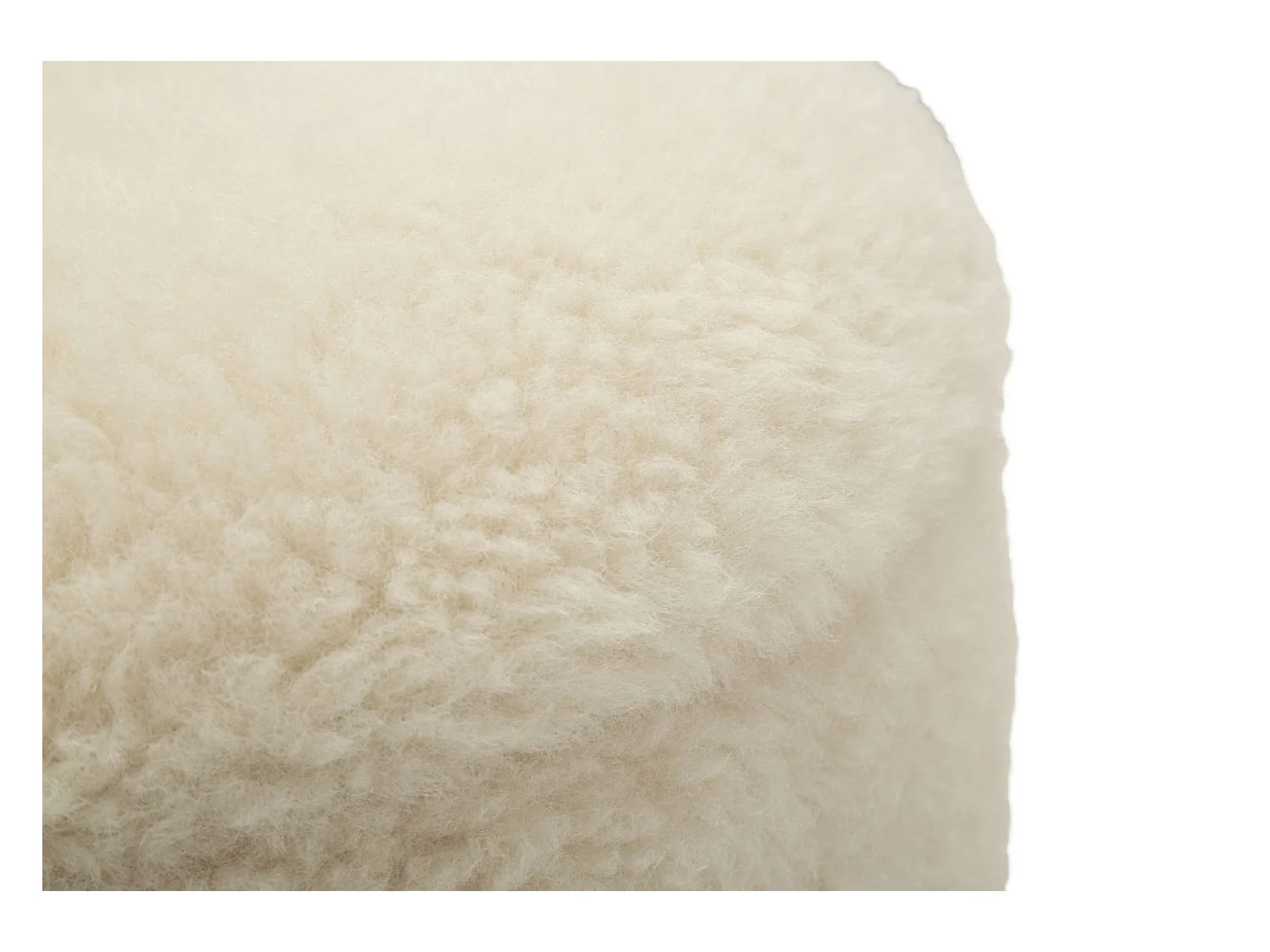 Lot de 2 poufs récipients à crème cm ø 40x47-32x38