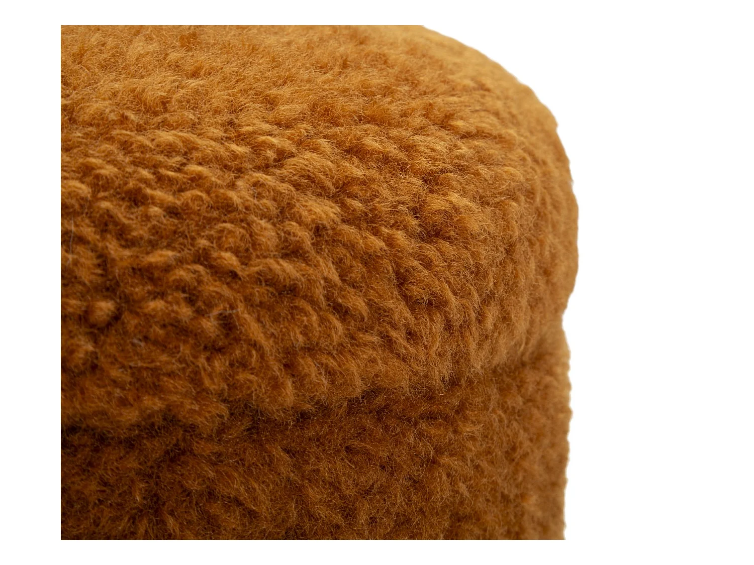 Lot de 2 poufs de rangement marron cm ø 40x47-32x38