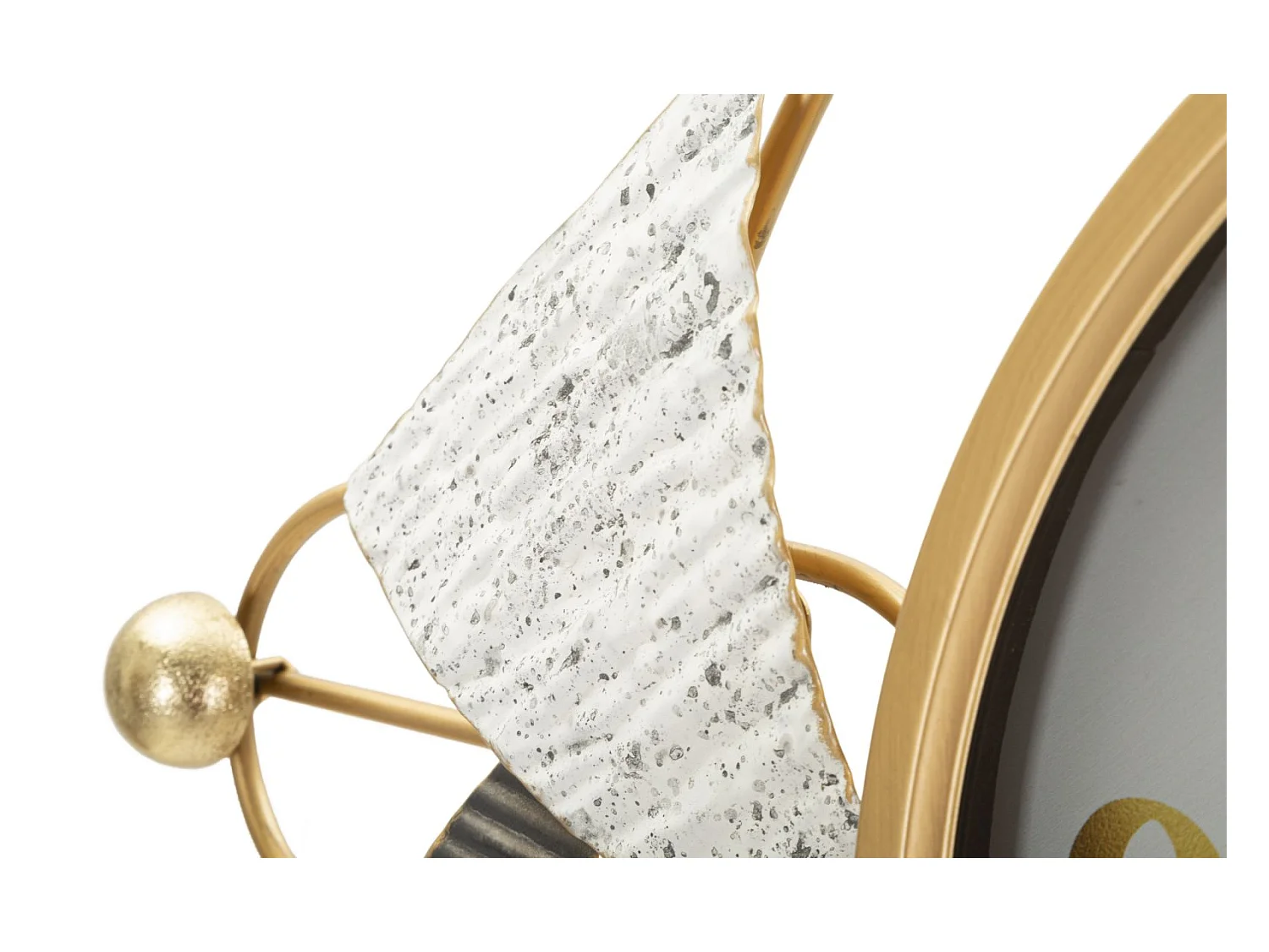 Horloge murale en métal multicolore cm 120x6x60