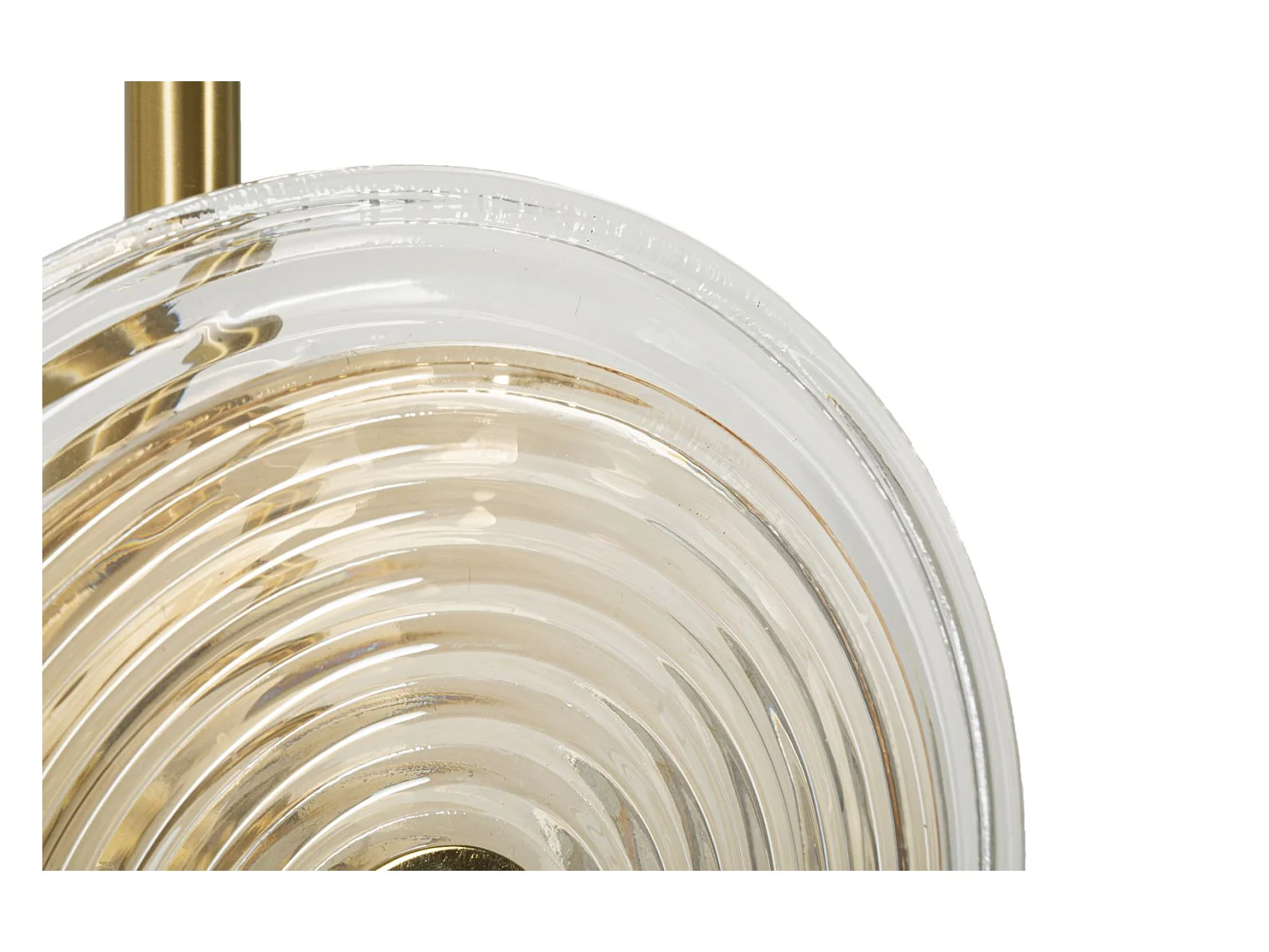 Lampadaire Design en Verre "Venice" 170cm Or