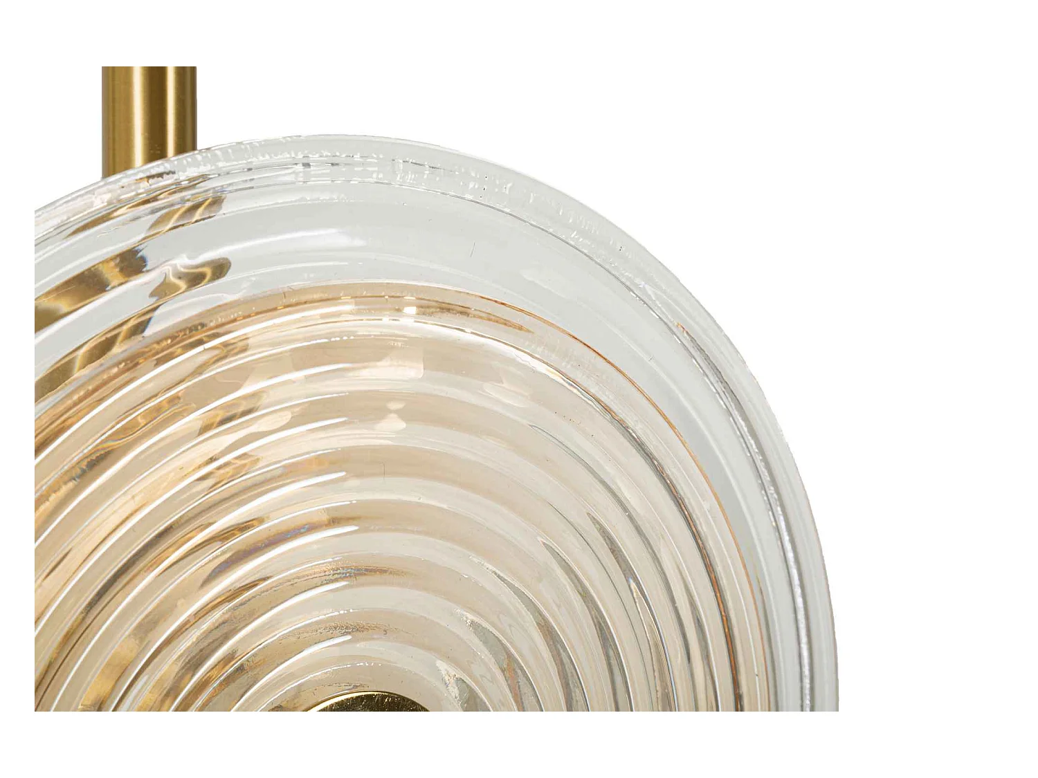 Lampadaire Design en Verre "Venice" 170cm Or