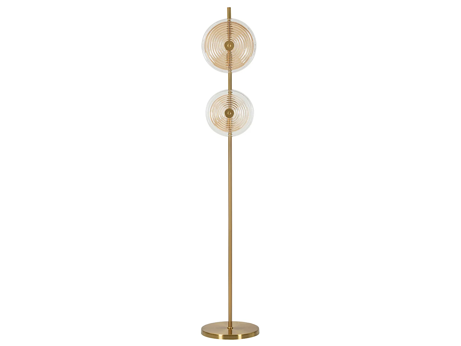 Lampadaire Design en Verre "Venice" 170cm Or
