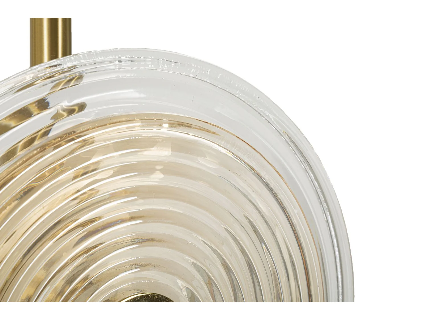 Lampadaire Design en Verre "Venice" 170cm Or