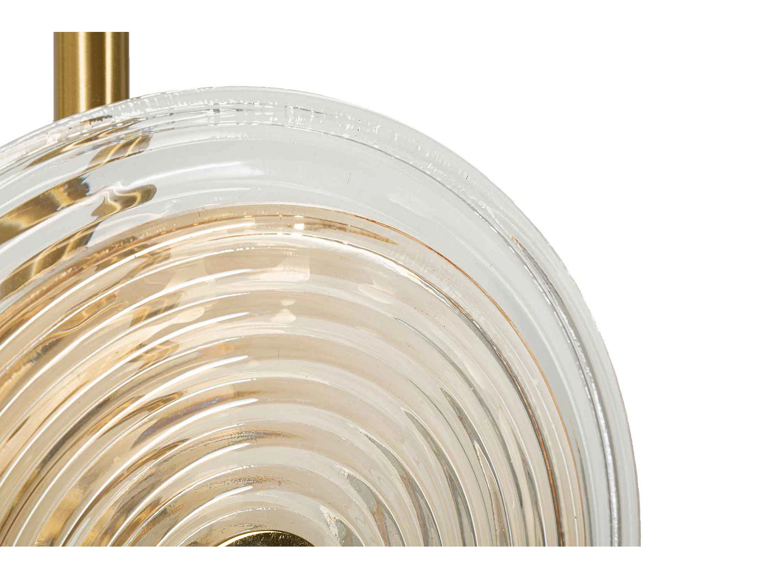 Lampadaire Design en Verre "Venice" 170cm Or