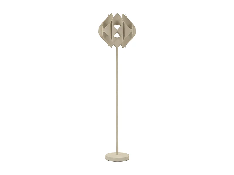 Lampadaire en métal crème cm 39,5x155