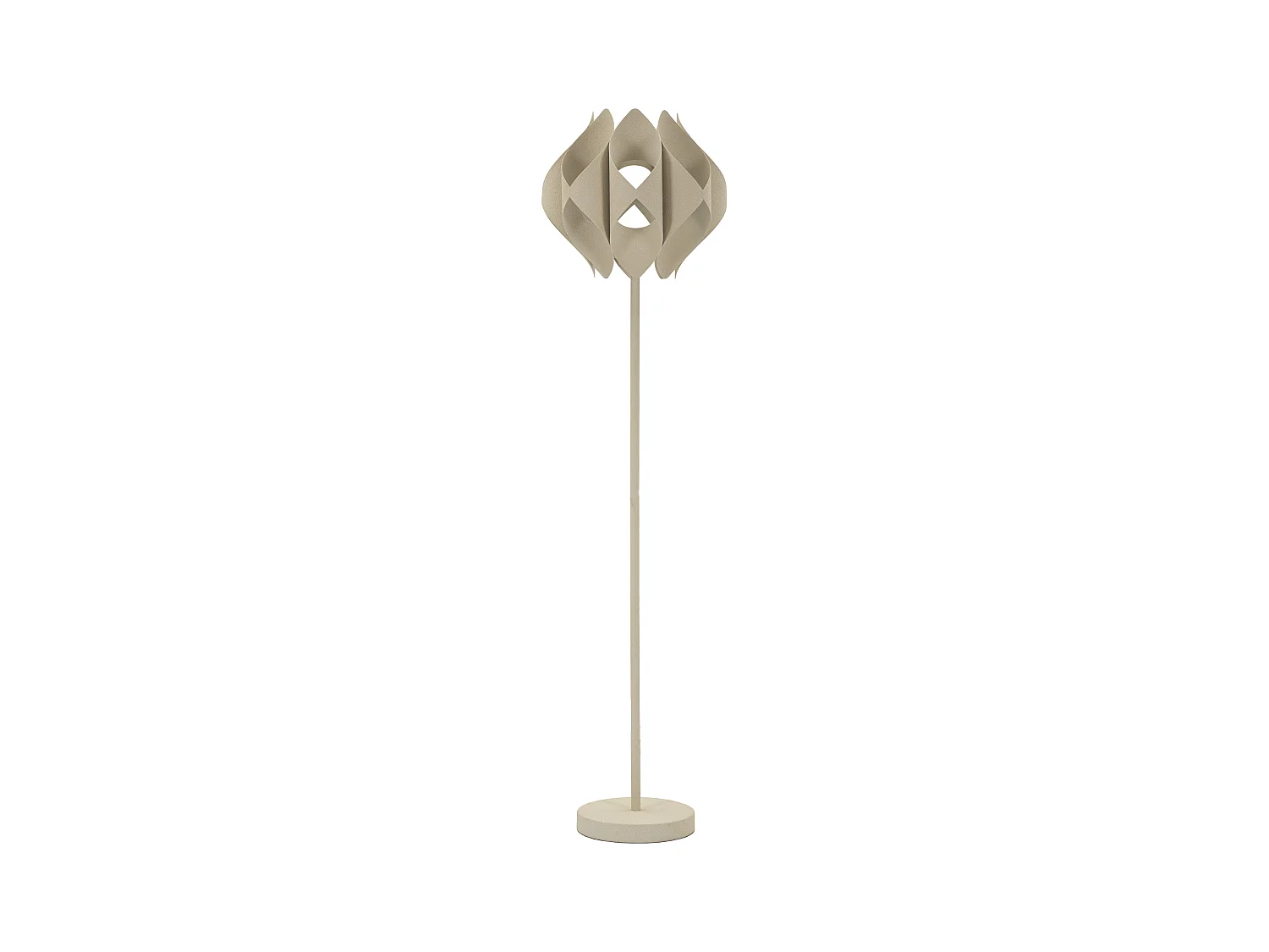 Lampadaire en métal crème cm 39,5x155