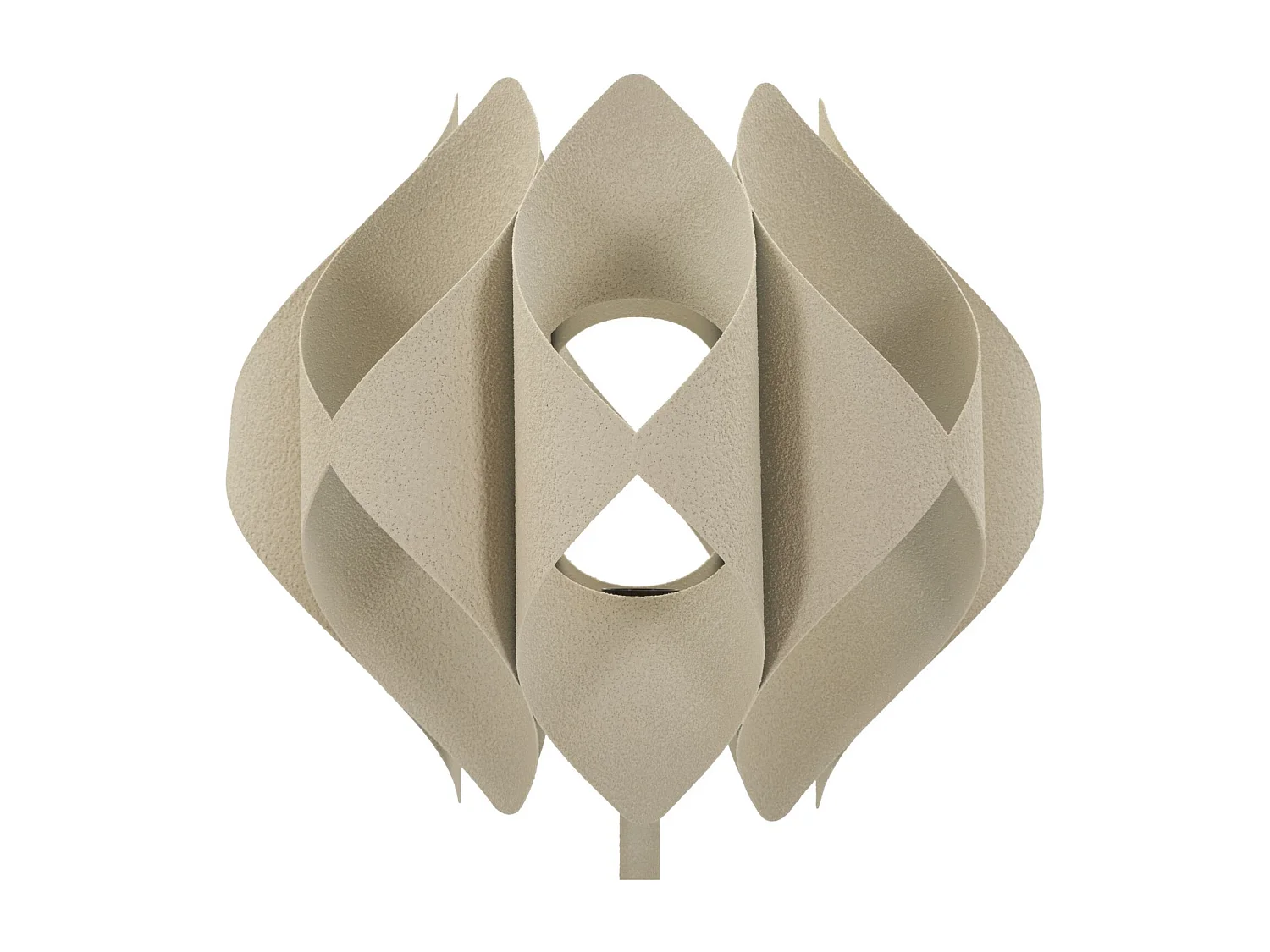 Lampadaire en métal crème cm 39,5x155