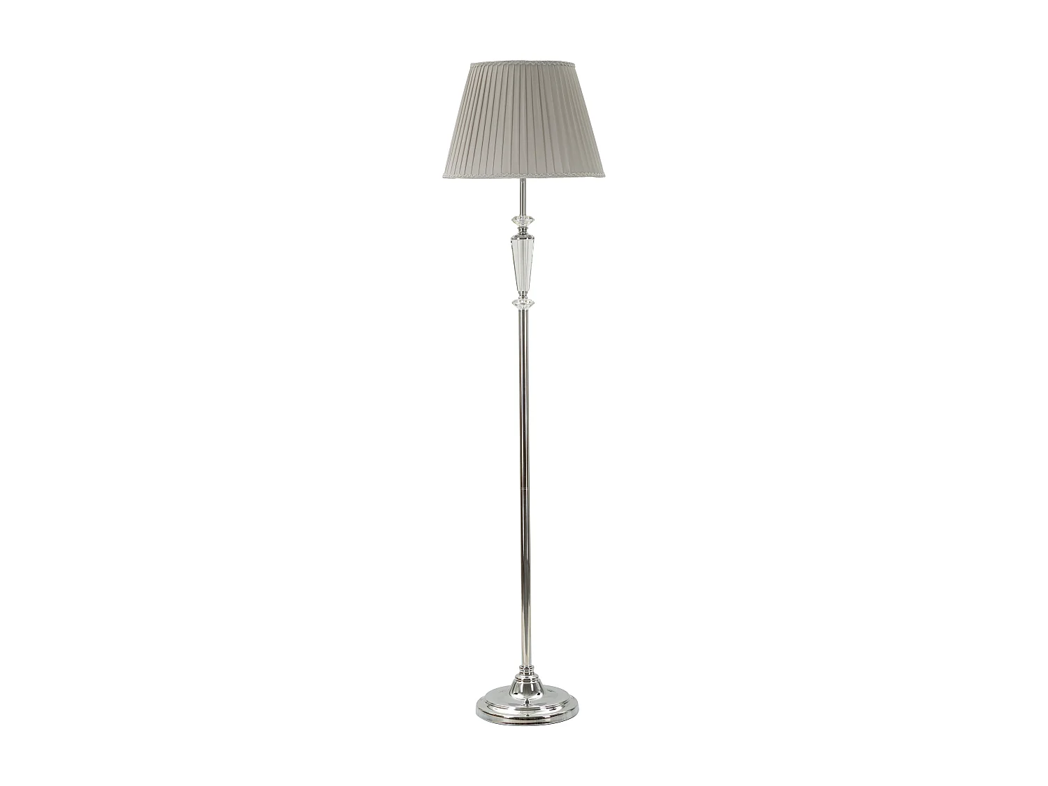 Lampadaire en Métal "Tolly" 164cm Argent