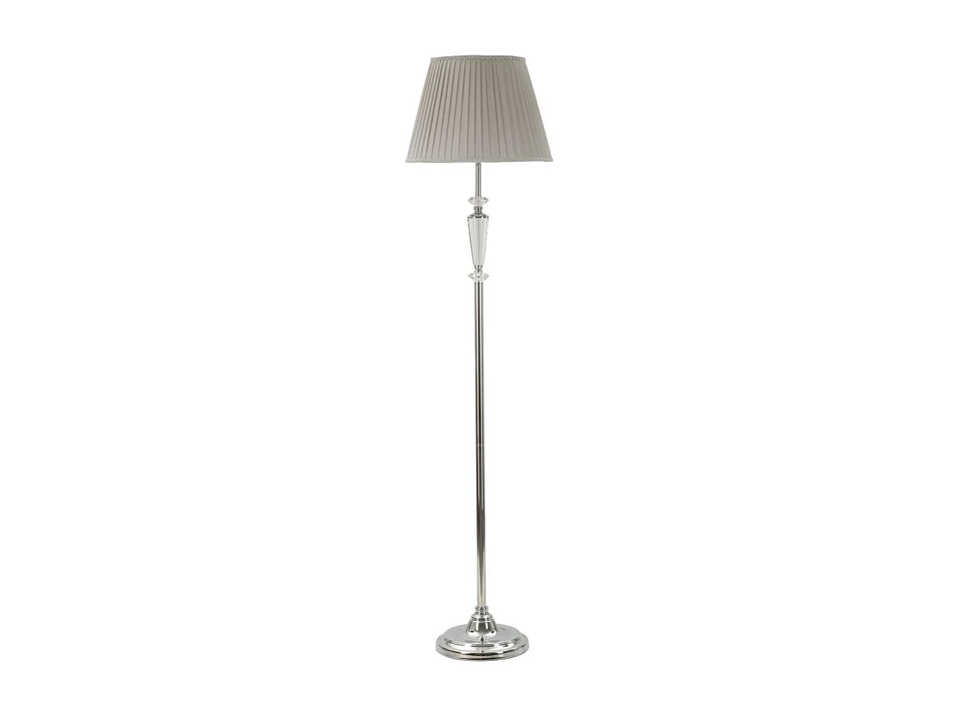 Lampadaire en Métal "Tolly" 164cm Argent