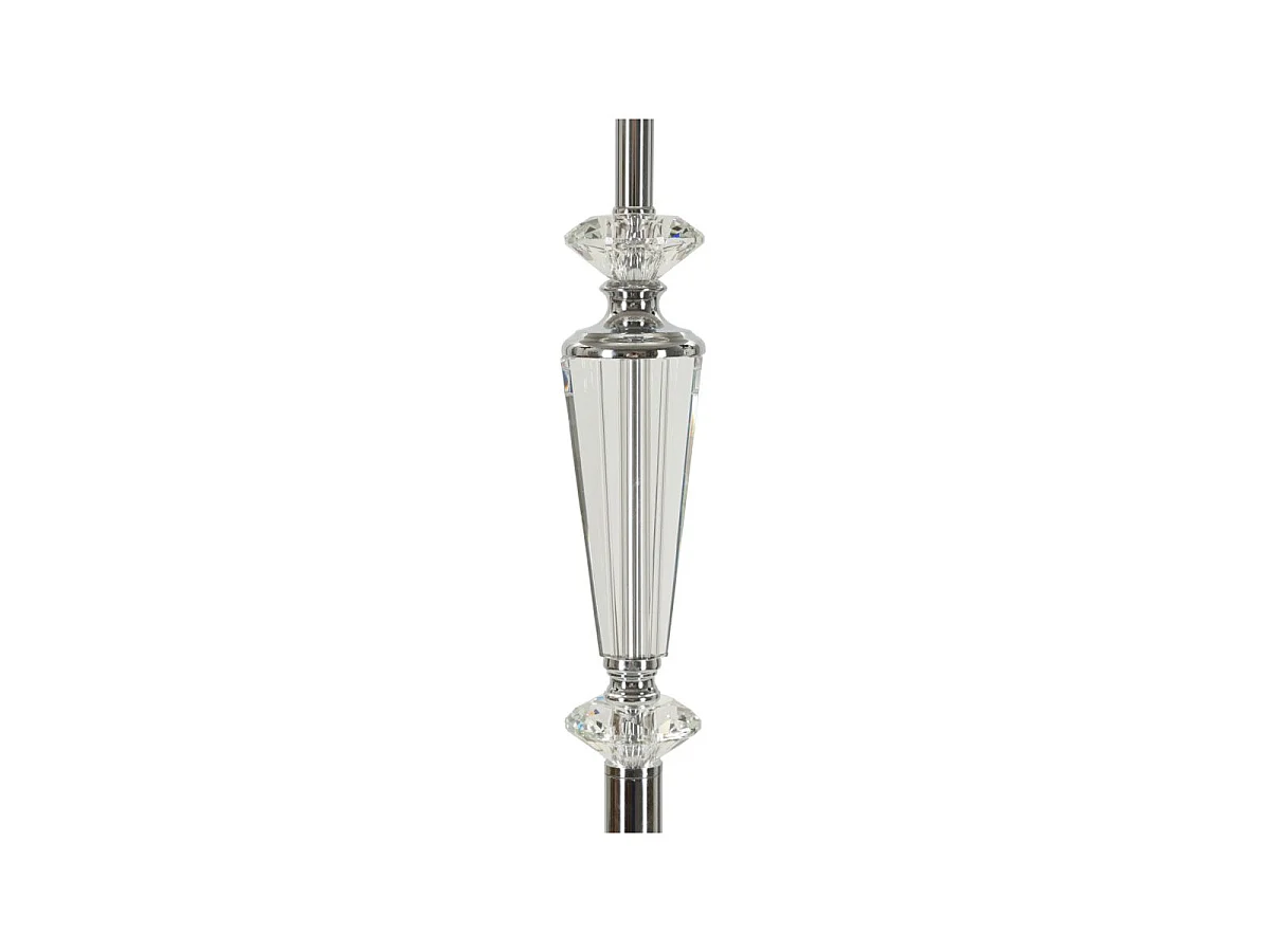 Stehlampe aus Metall silberfarben Ø 40x164 cm