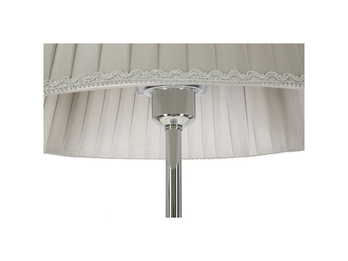 Stehlampe aus Metall silberfarben Ø 40x164 cm