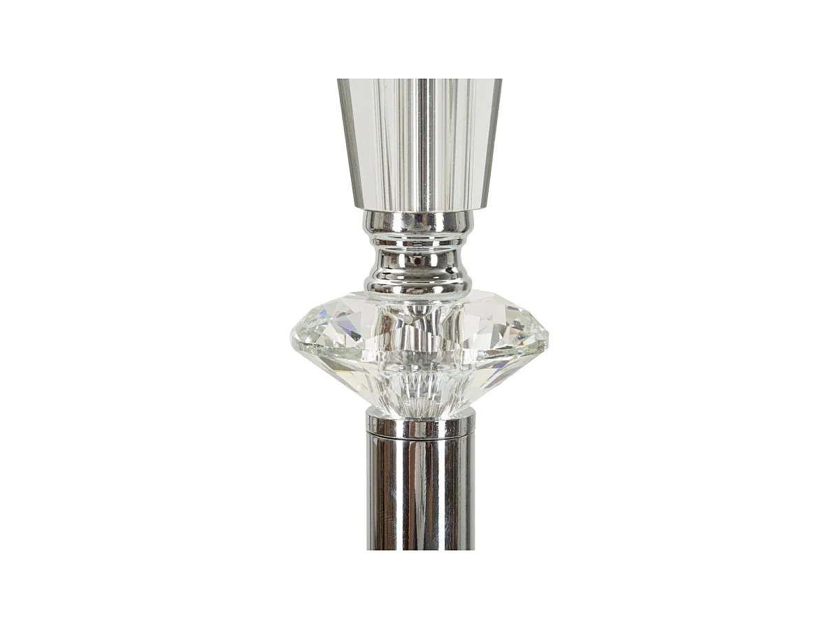 Stehlampe aus Metall silberfarben Ø 40x164 cm