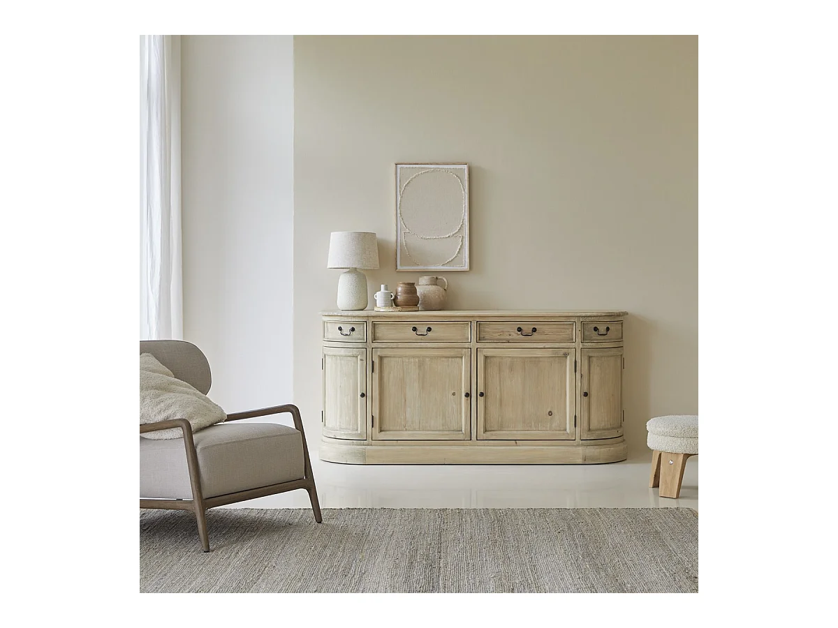 Buffet en bois de pin 180 Celeste