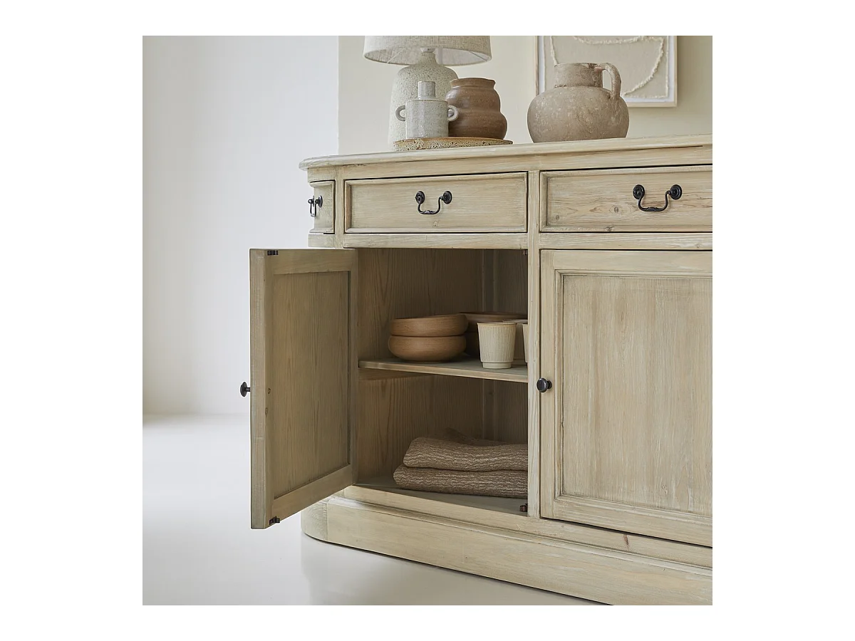 Buffet en bois de pin 180 Celeste