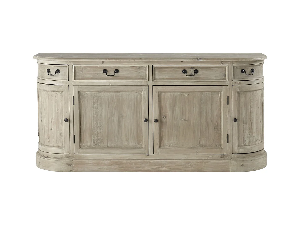 Credenza in legno di pino da 180 cm Celeste