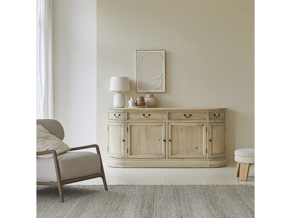 Buffet en bois de pin 180 Celeste
