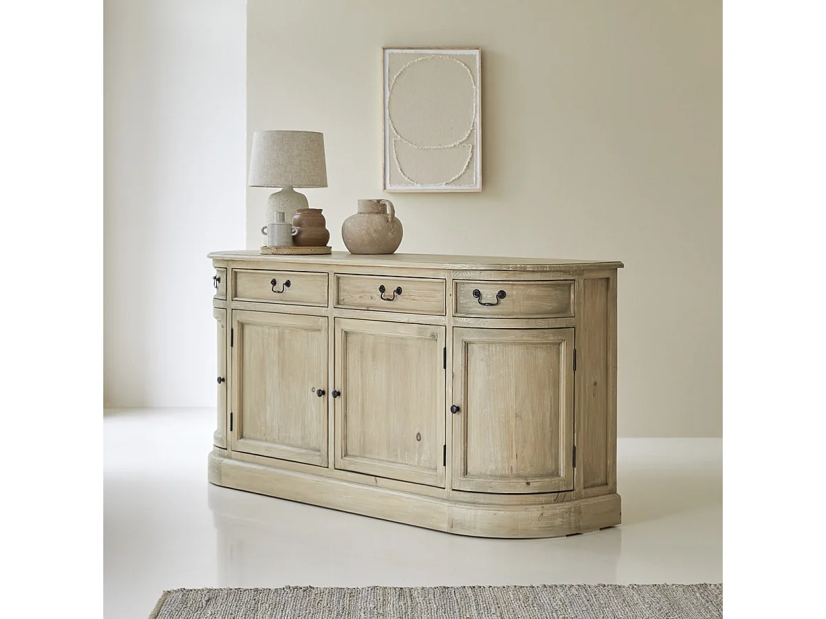 Buffet en bois de pin 180 Celeste