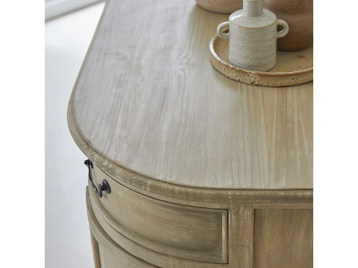 Buffet en bois de pin 180 Celeste