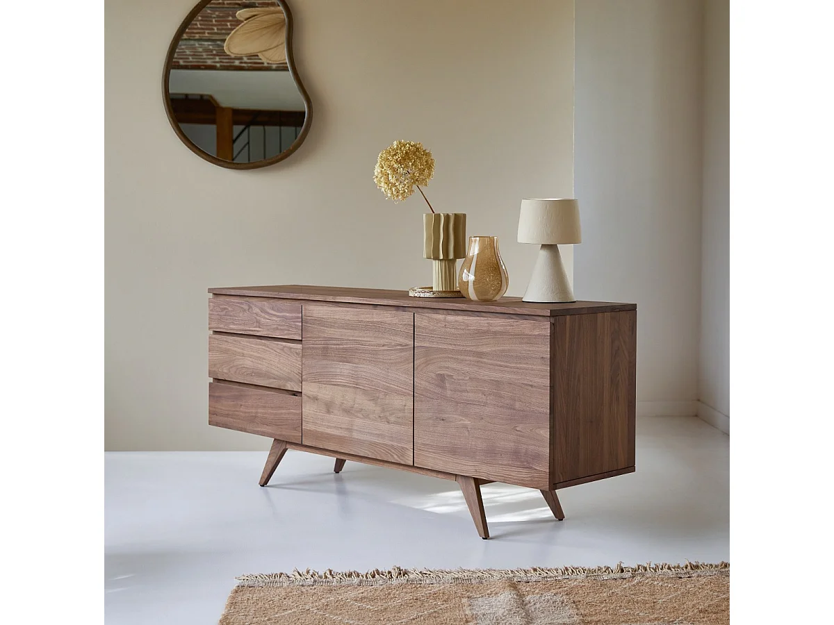 Buffet en bois de noyer 180 Esmée