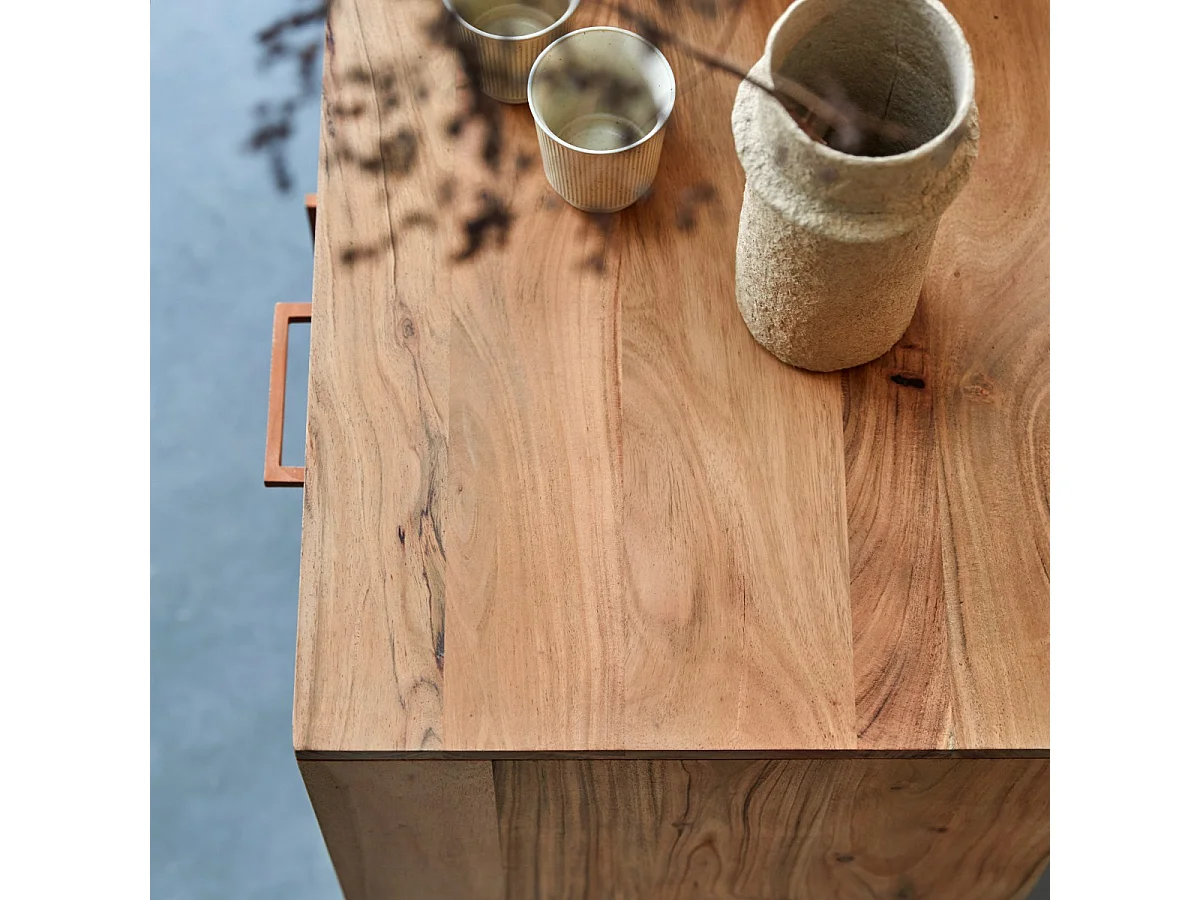 Buffet en bois d'acacia 150 Oslo